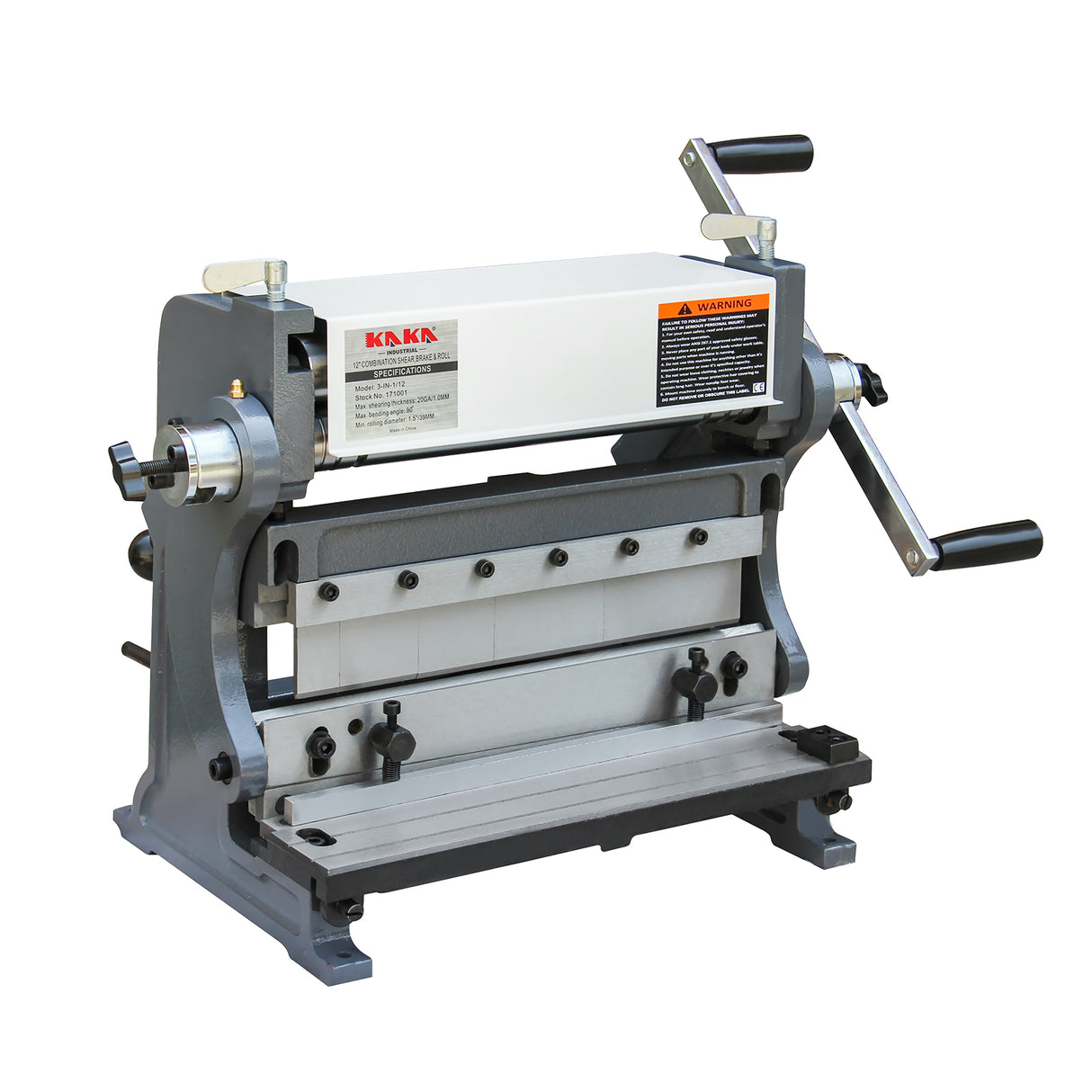 KANG Sheet Metal Guillotine, Brake & Rolling, 305mm width