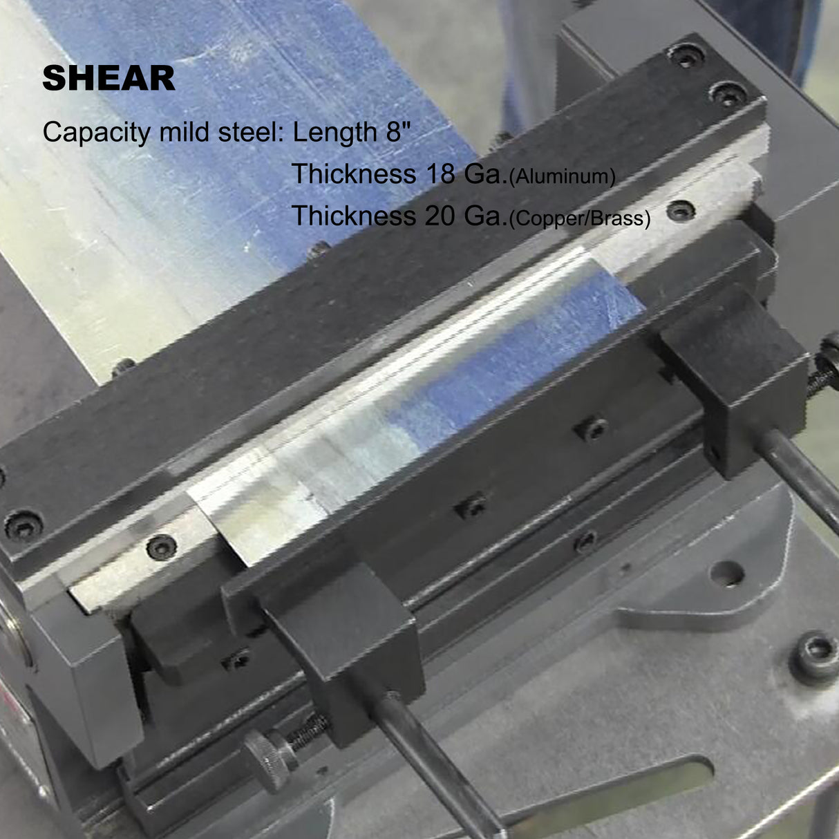 200mm Mini Shear/Brake Combination, Sheet Metal Brakes Shears Machine