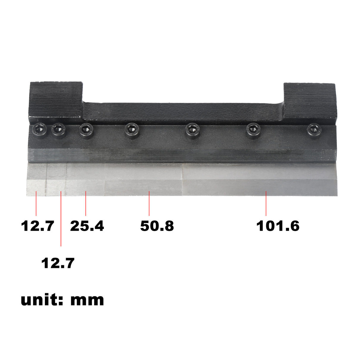 Vice Brake Bender BDS-8, 200mm Sheet Metal Bender Attachment for Bench Vices