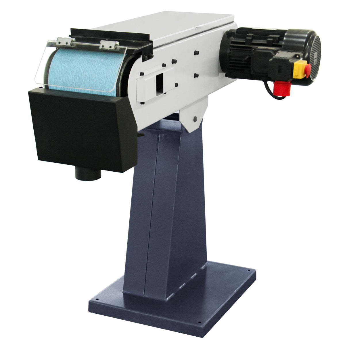 Belt Linisher BG-9, Belt Grinder for Metal, High Speed Linisher Grinder, Grinding & Linishing Belt Grinder