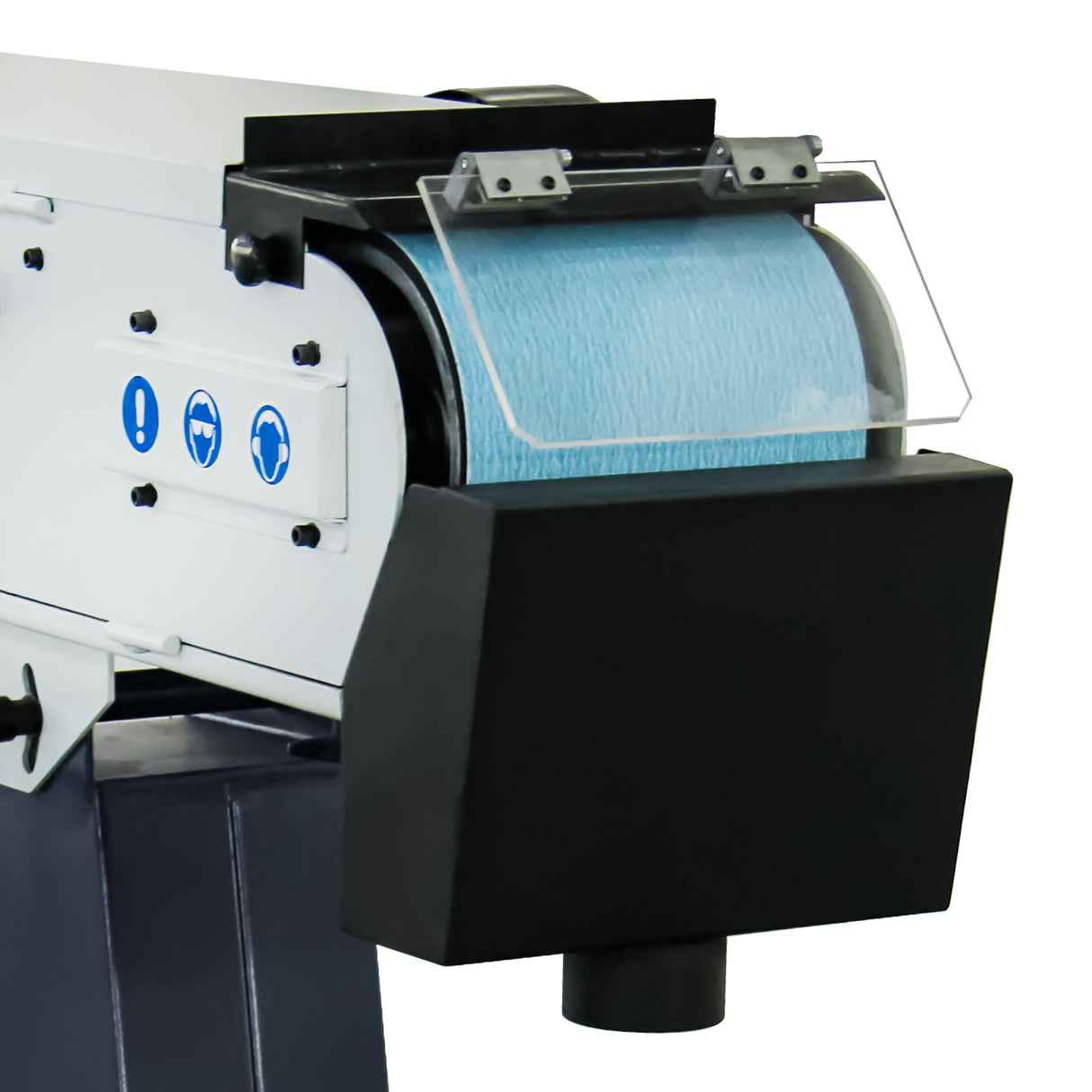 Belt Linisher BG-9, Belt Grinder for Metal, High Speed Linisher Grinder, Grinding & Linishing Belt Grinder