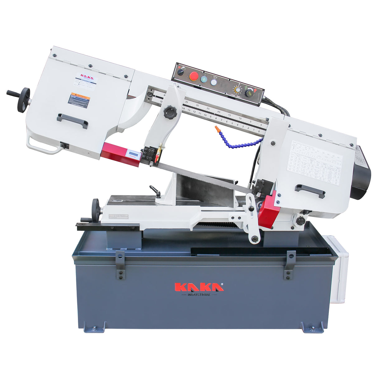 Metal Band Saw BS-1018B, 254mm Horizontal Bandsaw Metal Cutting Band Saw, Horizontal High Precision Band Saw, 240V Motor