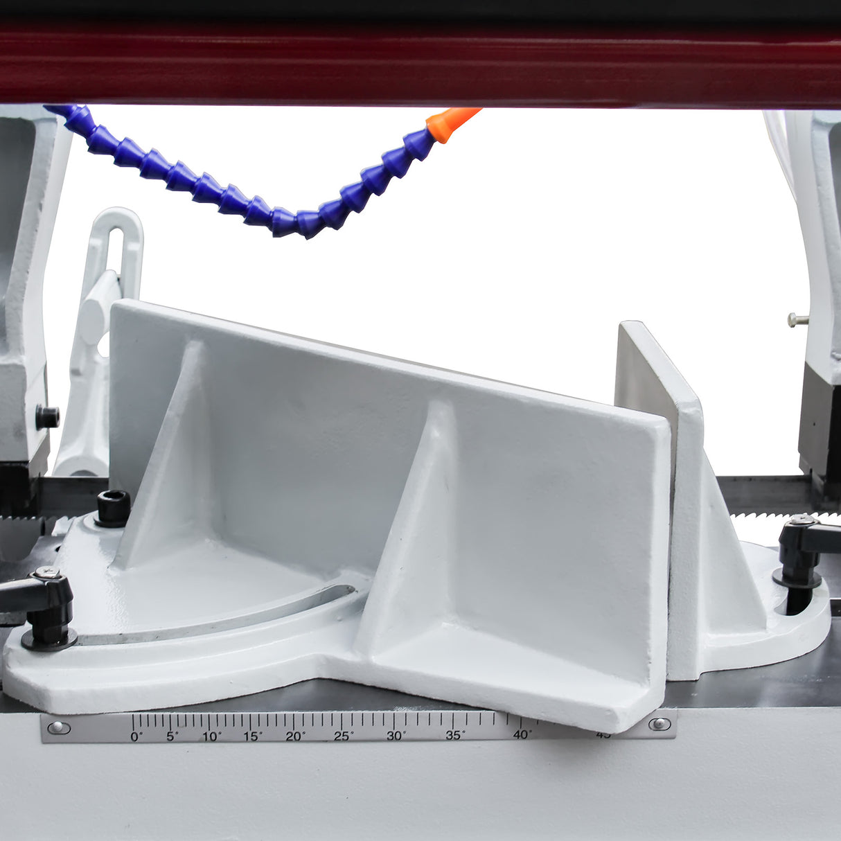 Metal Band Saw BS-1018B, 254mm Horizontal Bandsaw Metal Cutting Band Saw, Horizontal High Precision Band Saw, 240V Motor