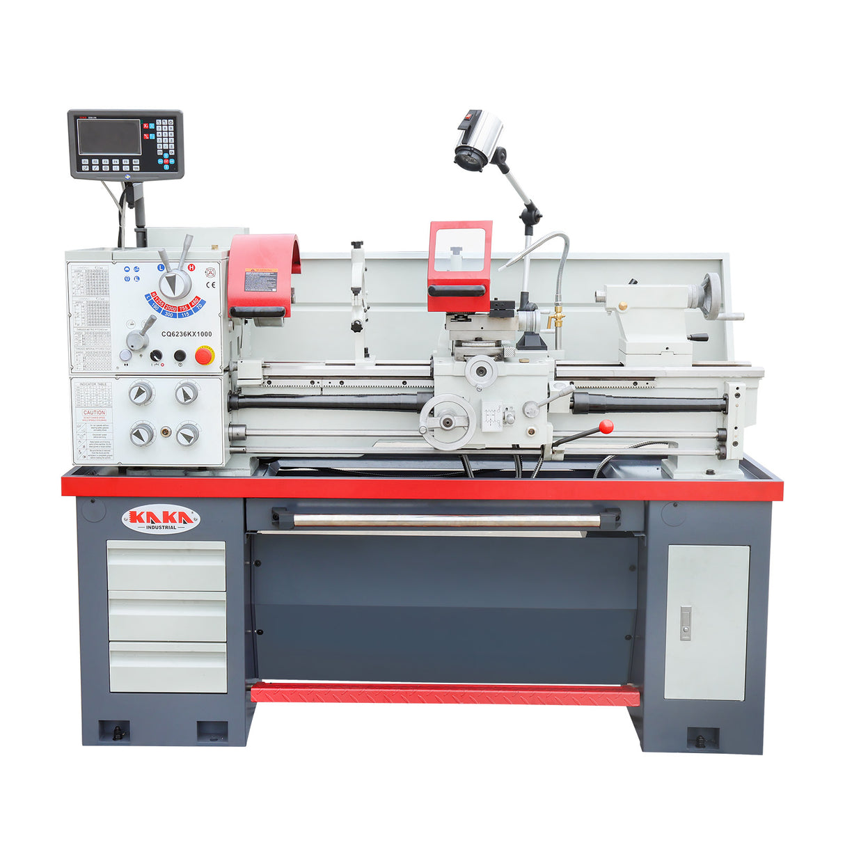 Kang Industrial CQ6236Kx1000 Center Lathe, 51mm Bore Dia., 1000mm Centers, 360mm Swing, 415V