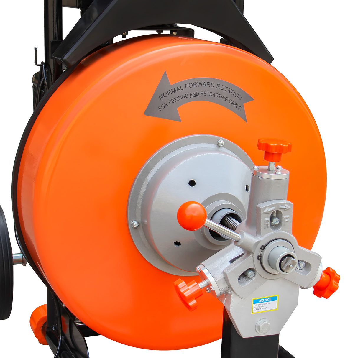 KANG INDUSTRIAL D02-010S Drain Cleaner, Drain Auger Cleaner, 5/8" x 100Ft Snake Machine Auto Feed