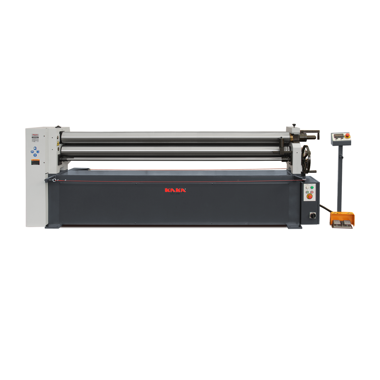 KANG Industrial ESR-9812E Motorized Plate Curving Rolls , 2.5x2500 mm Steel Capacity with Motorized Up/ Down Rear Roller, 415V