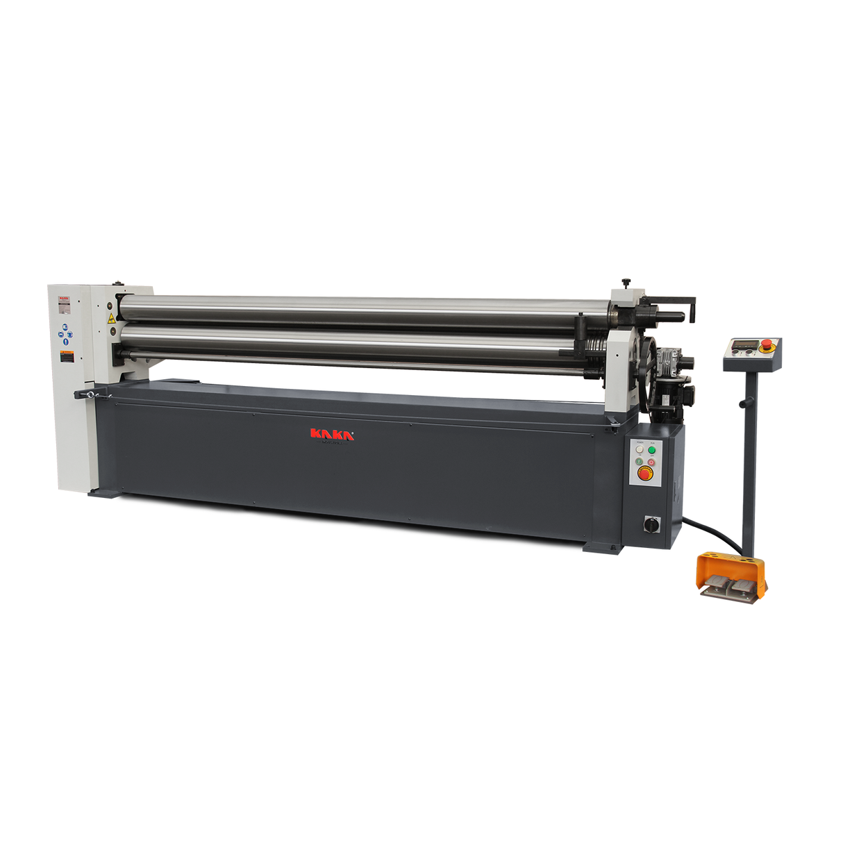 KANG Industrial ESR-9812E Motorized Plate Curving Rolls , 2.5x2500 mm Steel Capacity with Motorized Up/ Down Rear Roller, 415V