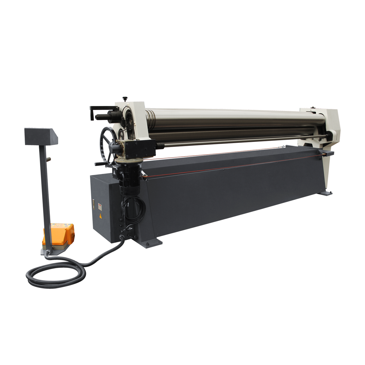 KANG Industrial ESR-9812E Motorized Plate Curving Rolls , 2.5x2500 mm Steel Capacity with Motorized Up/ Down Rear Roller, 415V