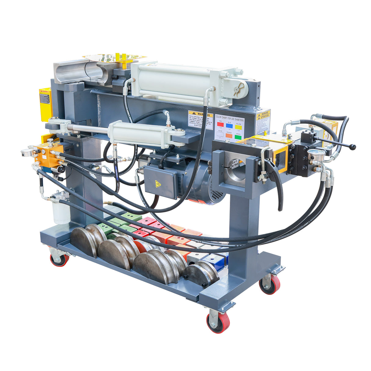 Exhaust Pipe Bender EPB-3, Hydraulic Exhaust Pipe Tube Bender, Heavy Duty Swager & Expander