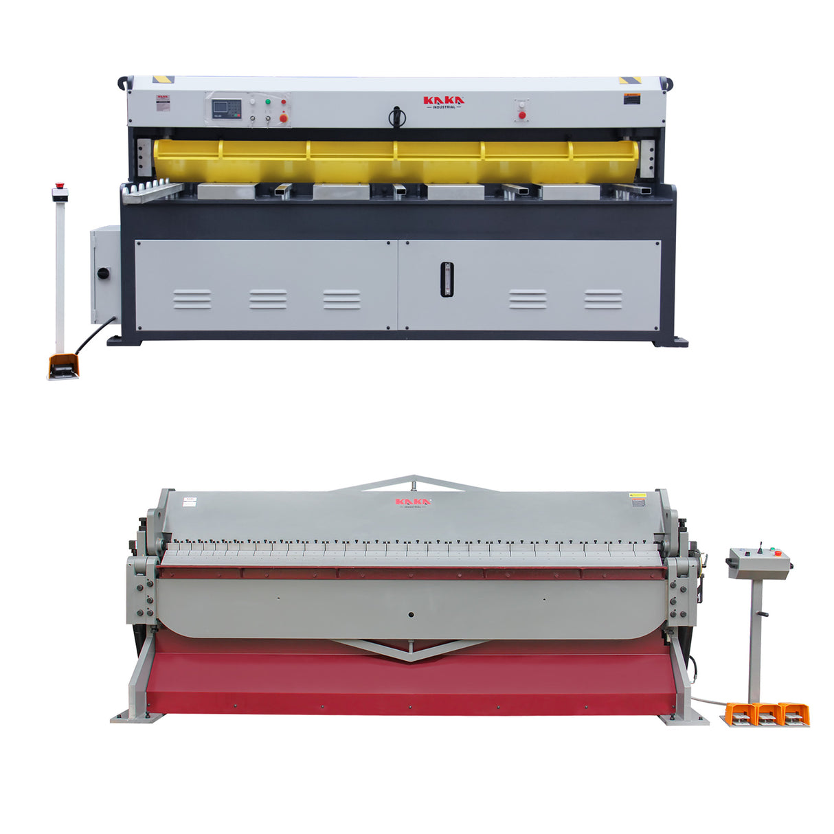 Pack Sale! Hydraulic Guillotine Shear HQ11-9809B, Hydraulic Panbrake Folder HW-9610 for Medium Gauge Sheet, Sheet Metal Fabrication