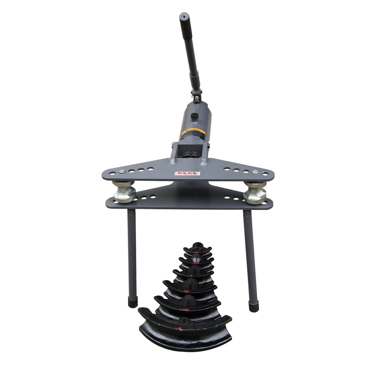 Hydraulic Pipe Bender HB-10, 10 Tonne Manual Jack with Auto Return, 90° Bender with 6 Formers, 15NB to 50NB Pipe Capacity Pipe Bender