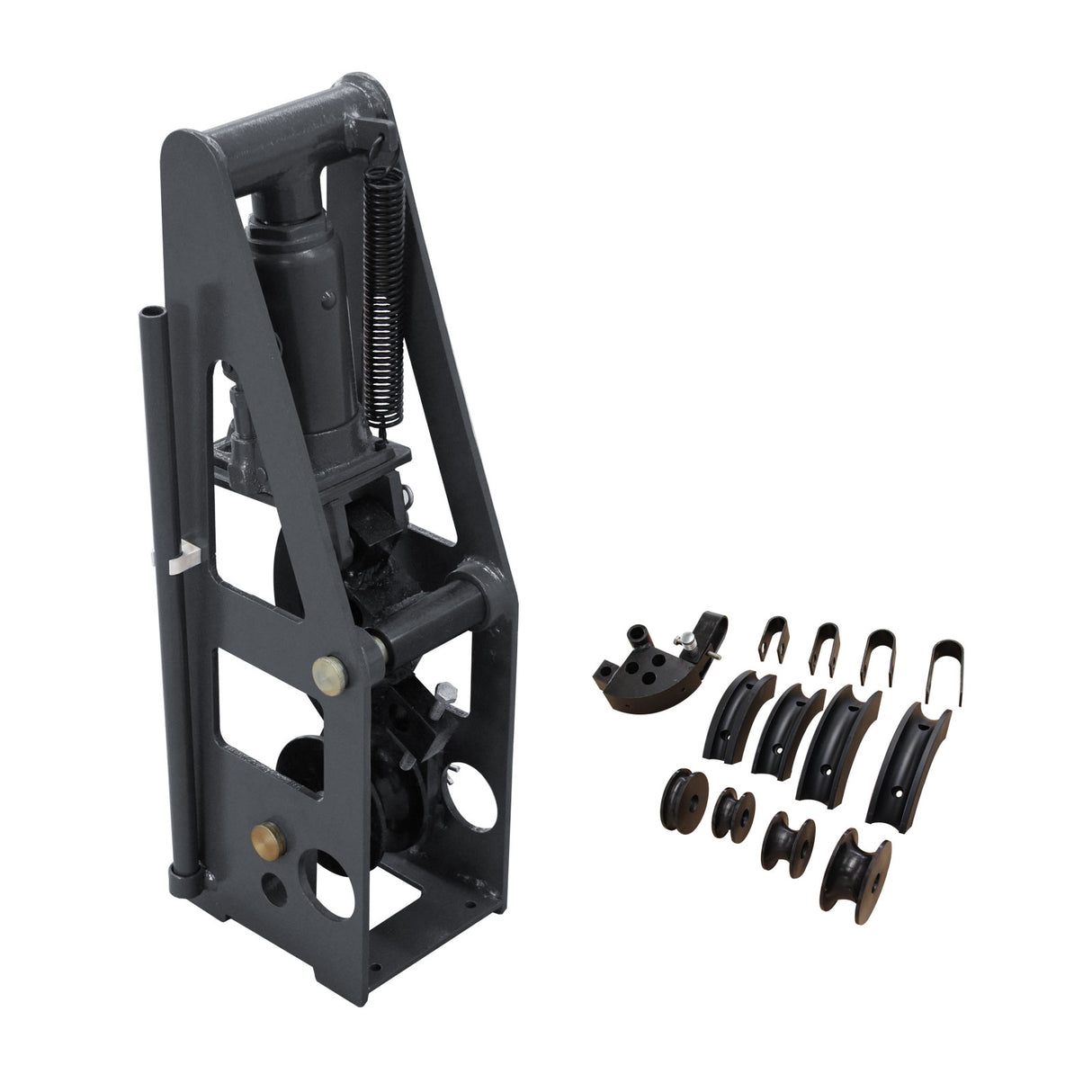 Hydraulic Tube Bender HB-8, Roll Cage Bender with 5 Toolings, 3/4" to 1-3/4" OD Tube Bender