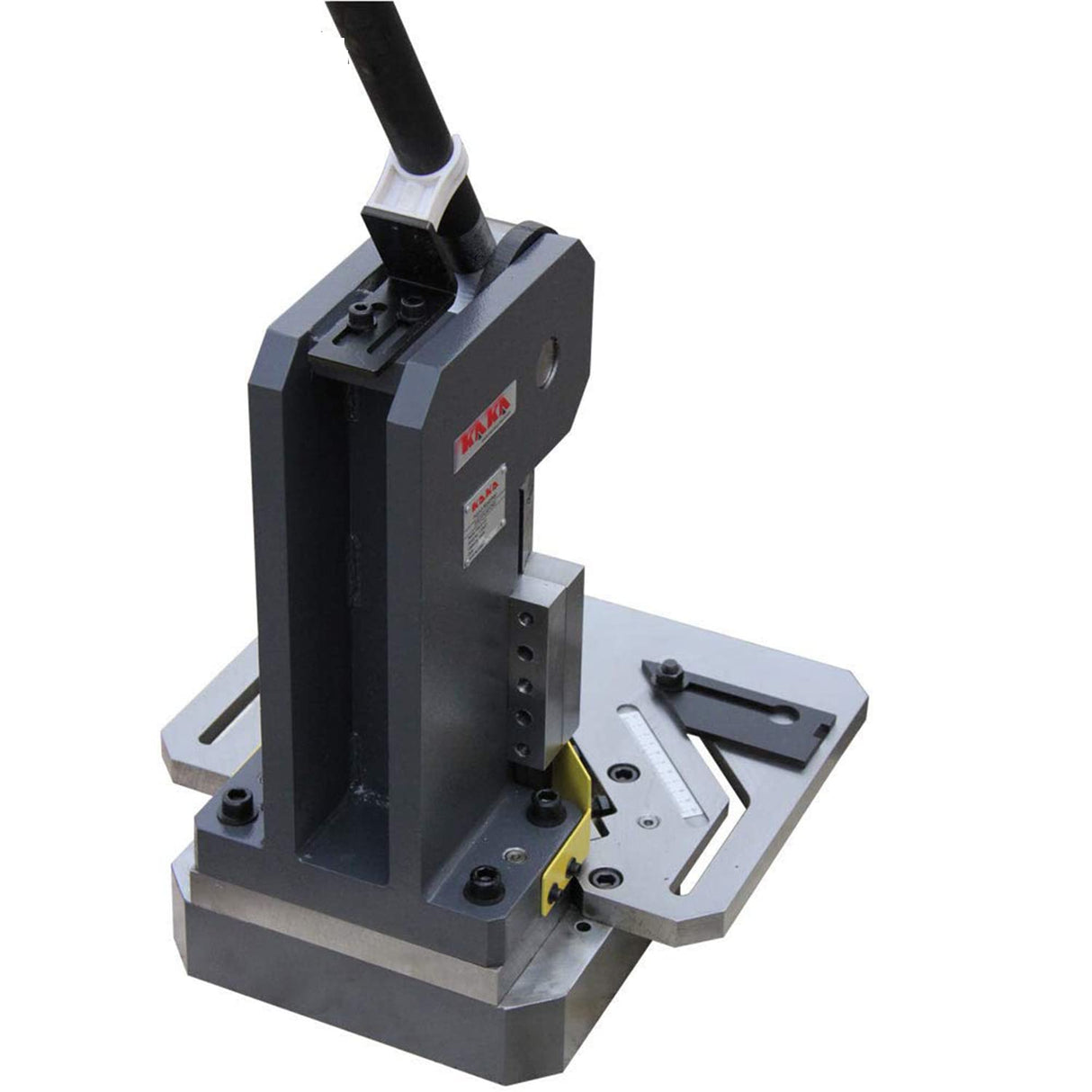 KANG Industrial HN-1104 Heavy-Duty Metal Corner Notcher, Fixed Angle Notching Machine for Thick Plate