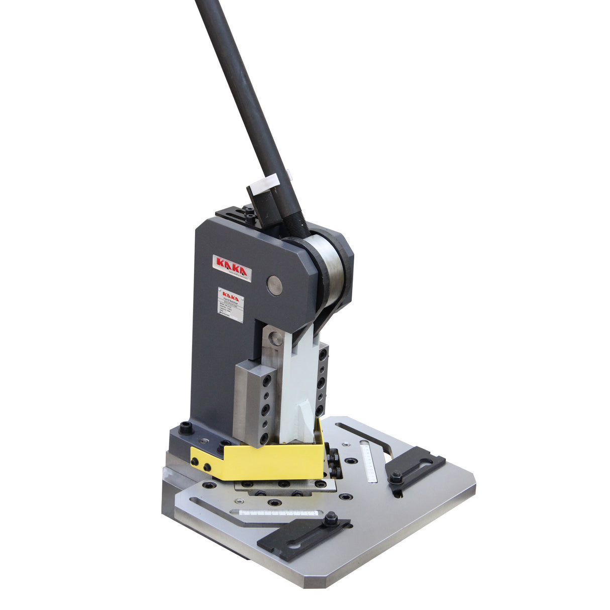 Fixed-Angle Notcher HN-1104 Heavy-Duty Metal Corner Notcher, Notching Machine for Thick Plate