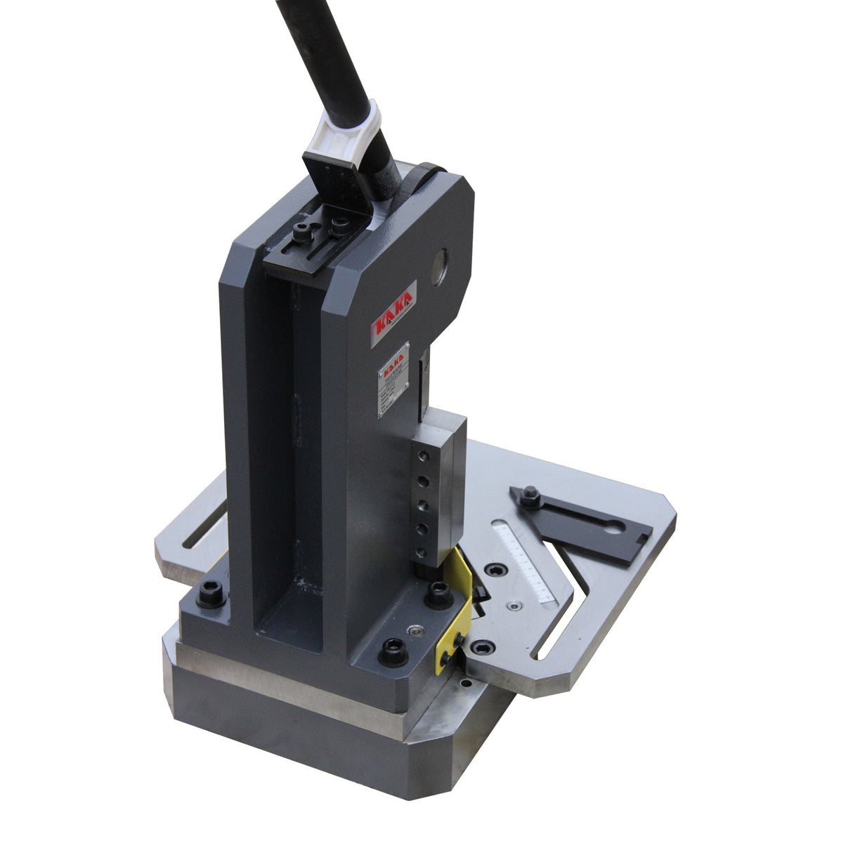 Fixed-Angle Notcher HN-1104 Heavy-Duty Metal Corner Notcher, Notching Machine for Thick Plate