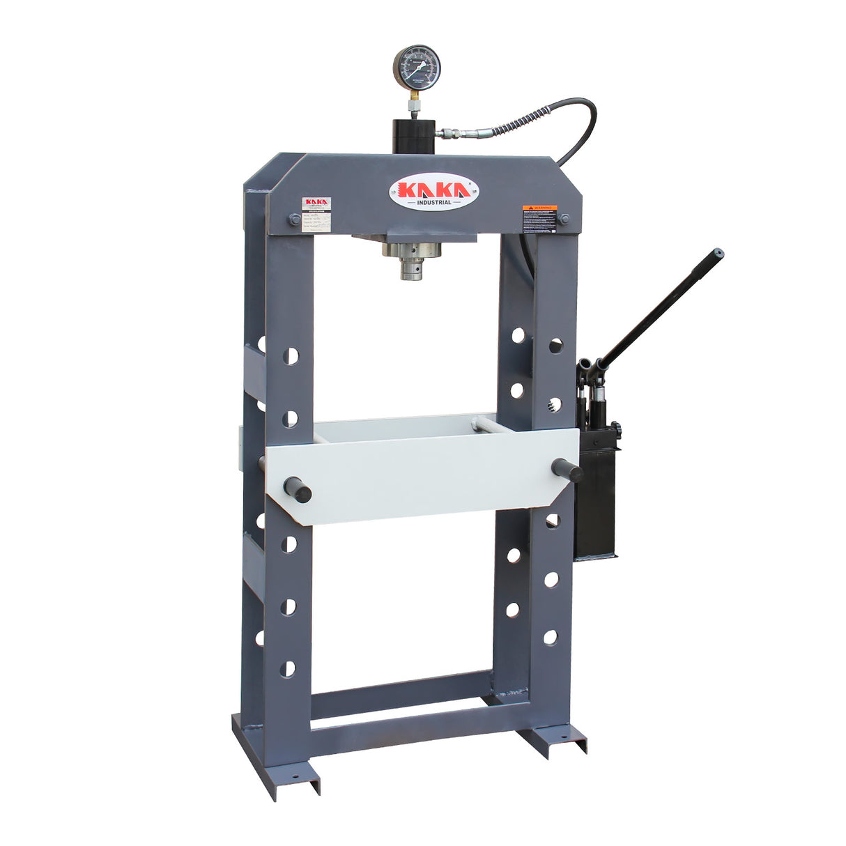 Kang Industrial HP-25S Manual Hydraulic Press, 25 Tonne Workshop Press & Fixed Hydraulic Ram