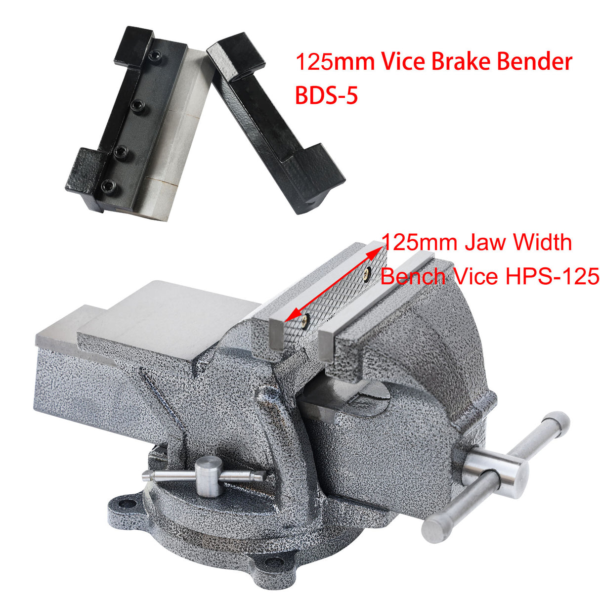 125mm Vice Brake Bender BDS-5 & Bench Vice HPS-125