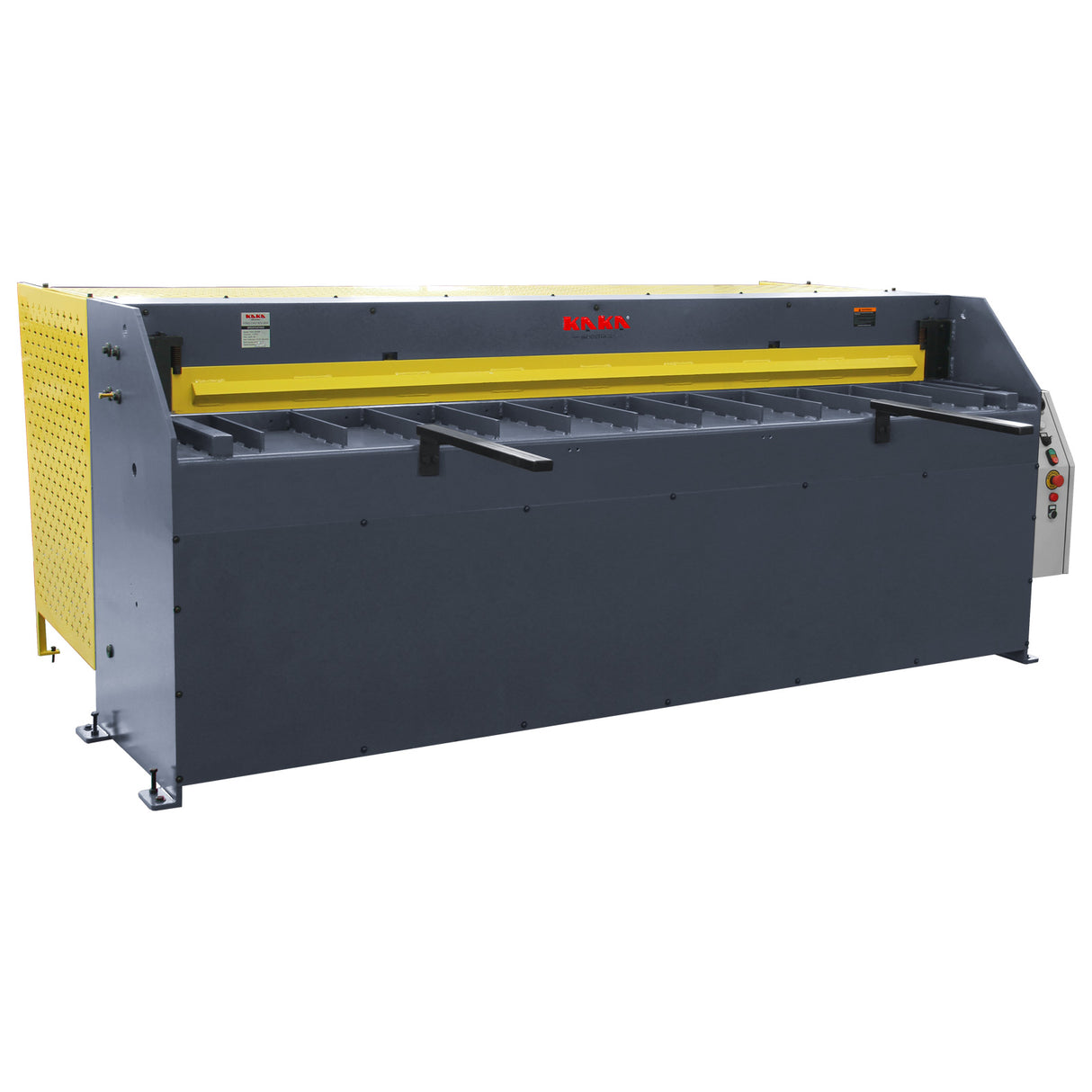 Hydraulic Guillotine HQ01-9816B, 2500mm x 1.6mm Capacity, Vertical Slide Shearing Machine with Roving Foot Pedal, Back Gauge & Safety Laser Lights, Industrial Metal Fabrication