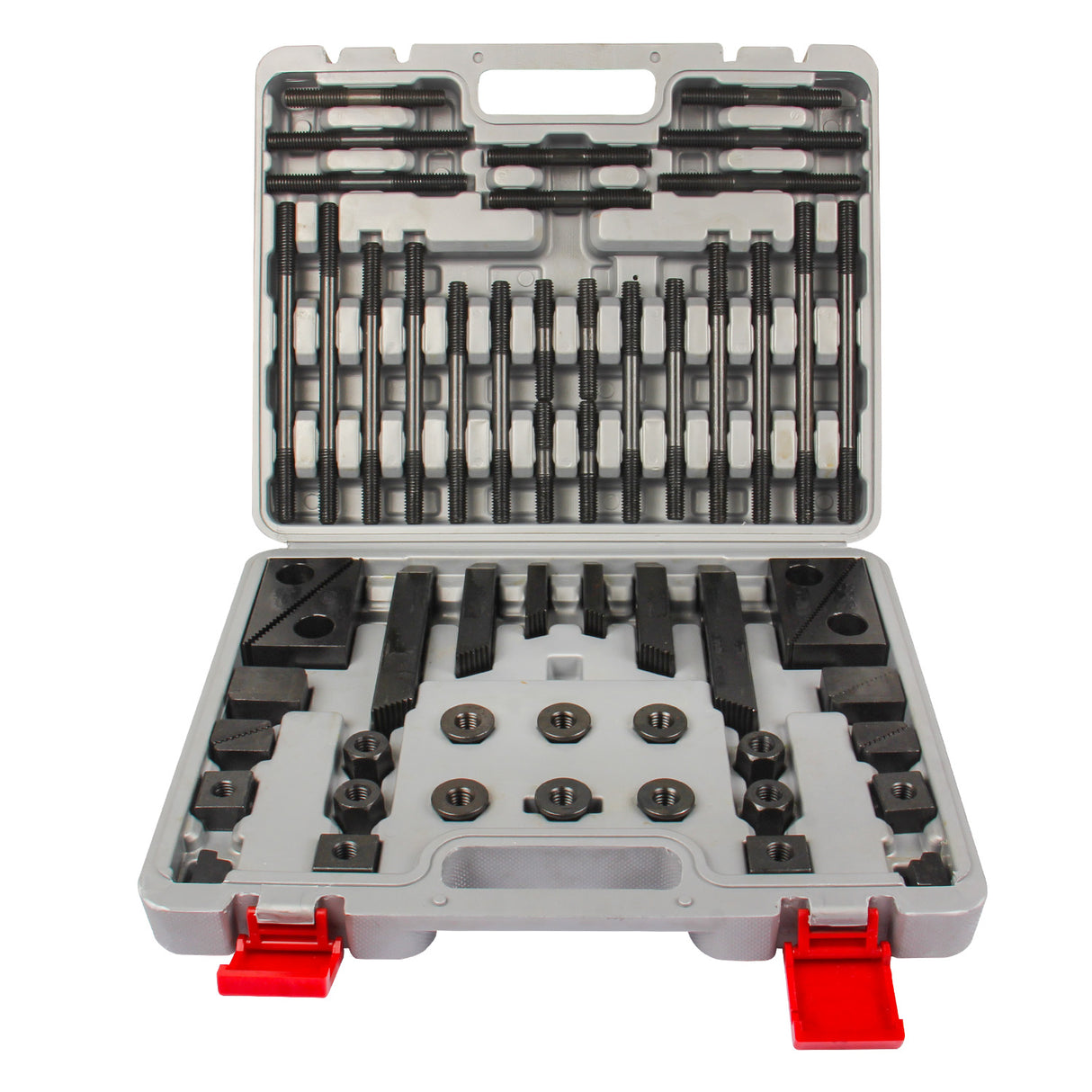 Kang Industrial CK-5/8 200mm Clamp Set, 58 pieces 16mm T-Slot, 5/8" Stud Size