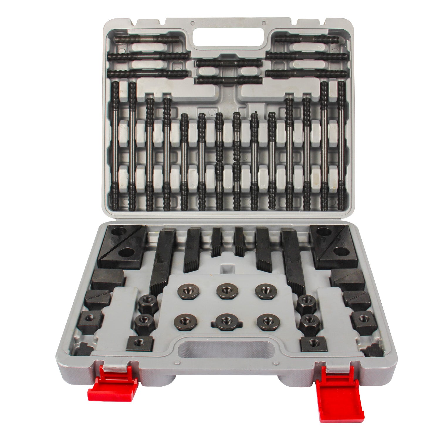 Kang Industrial CK-5/8 200mm Clamp Set, 58 pieces 16mm T-Slot, 5/8" Stud Size