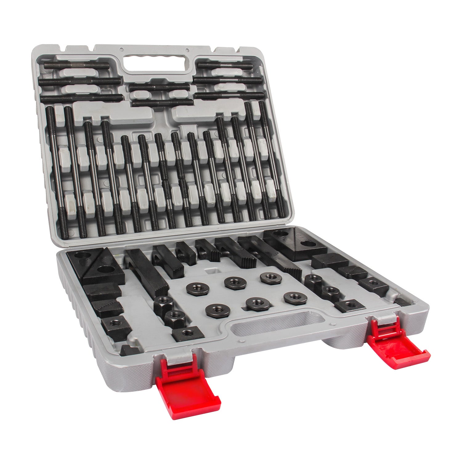 Kang Industrial CK-5/8 200mm Clamp Set, 58 pieces 16mm T-Slot, 5/8" Stud Size