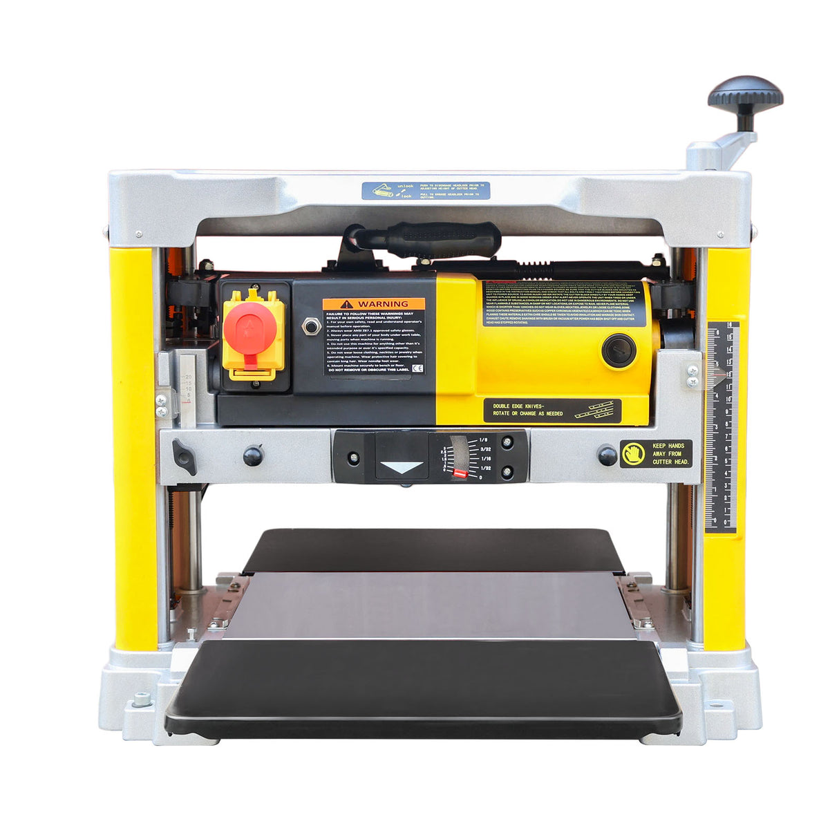 330mm Helical Head Benchtop Thicknesser MB333, 1500W Benchtop Thicknesser