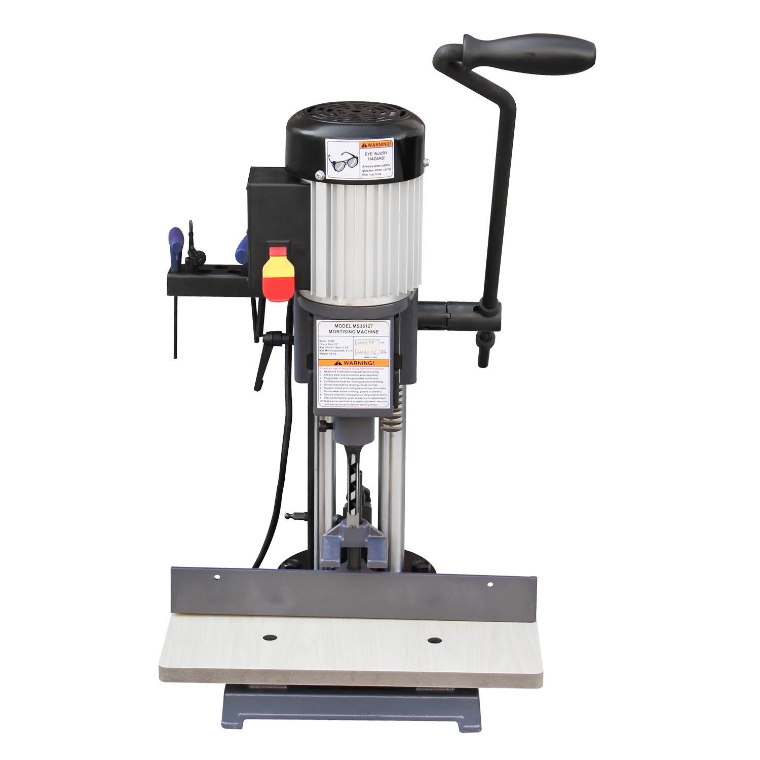 Kang Industrial MS-36127 Heavy-Duty Mortising Machine, 3/4HP WoodWorking Chisel Morticer
