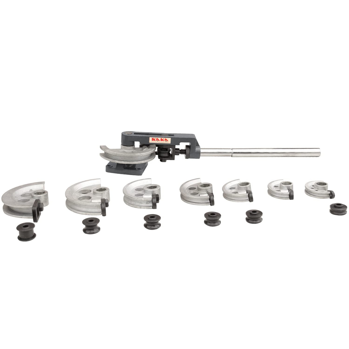 KANG Industrial MY-22 Compact Bender Kit, Manual Pipe Tube Bending Kit With 8 Dies, Bend Up to 180 Degrees