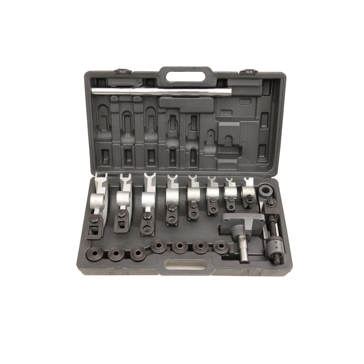 Manual Pipe & Tube Bender MY-22, 180° Bends, 8 Dies Included for Round & Square Tubes