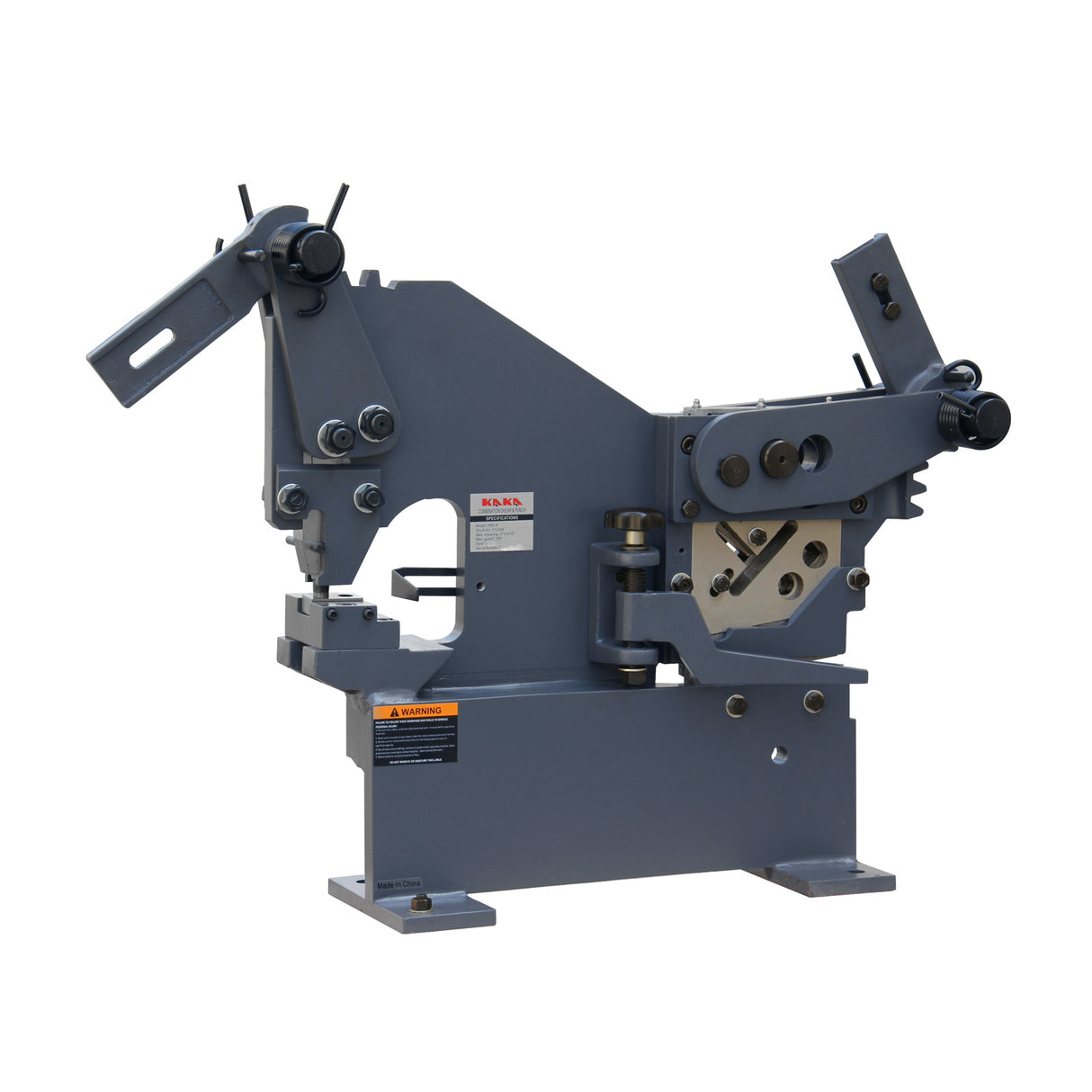 Manual Ironworker PBS-9, Manual Ironworker With Punch, Bar And Section Shear machine