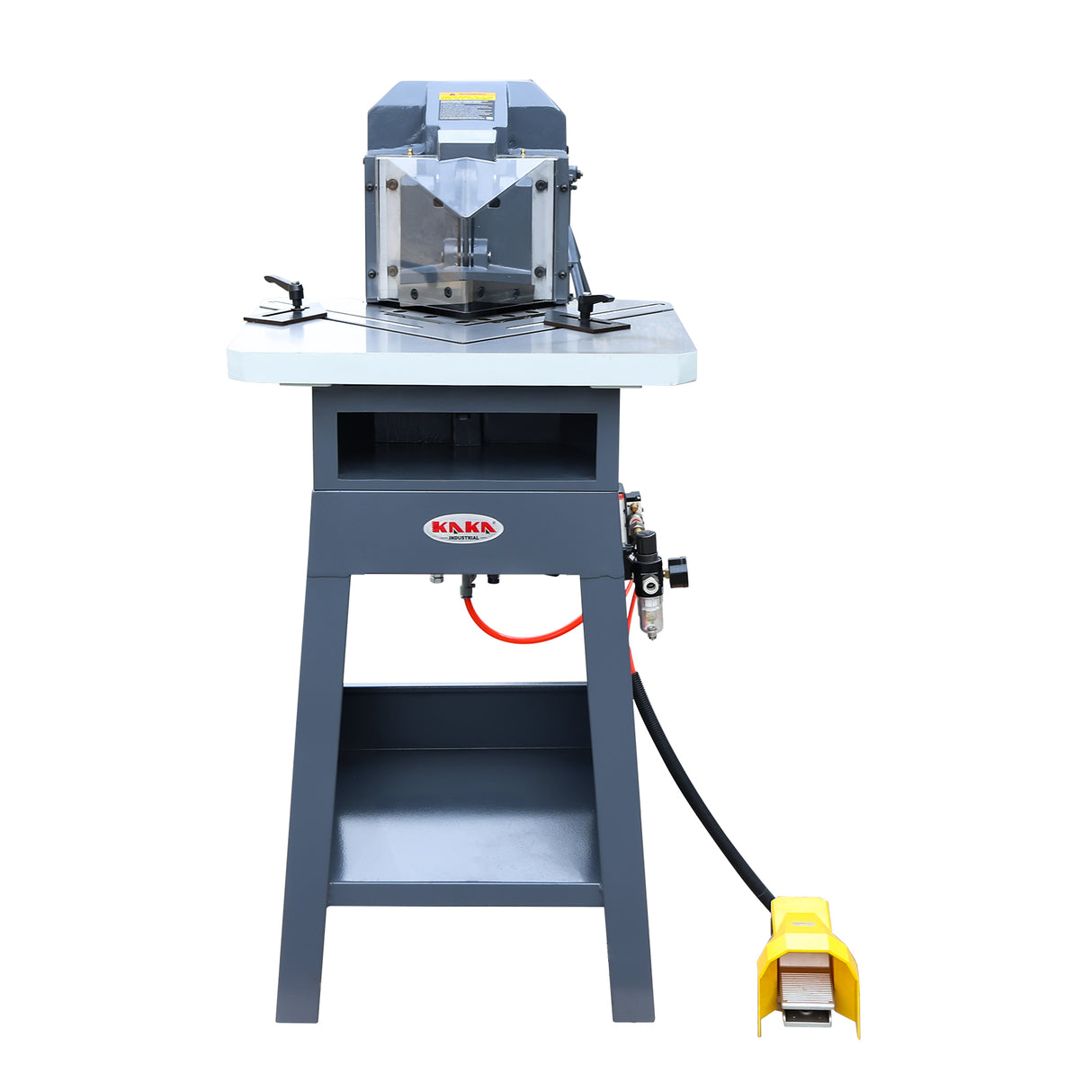 Pneumatic Plate Notcher PNM-130, Fixed Angle Plate Notching Machine