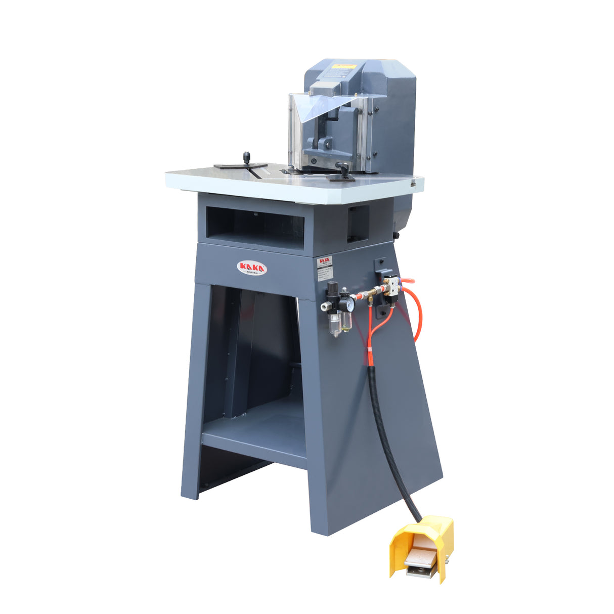 Pneumatic Plate Notcher PNM-130, Fixed Angle Plate Notching Machine