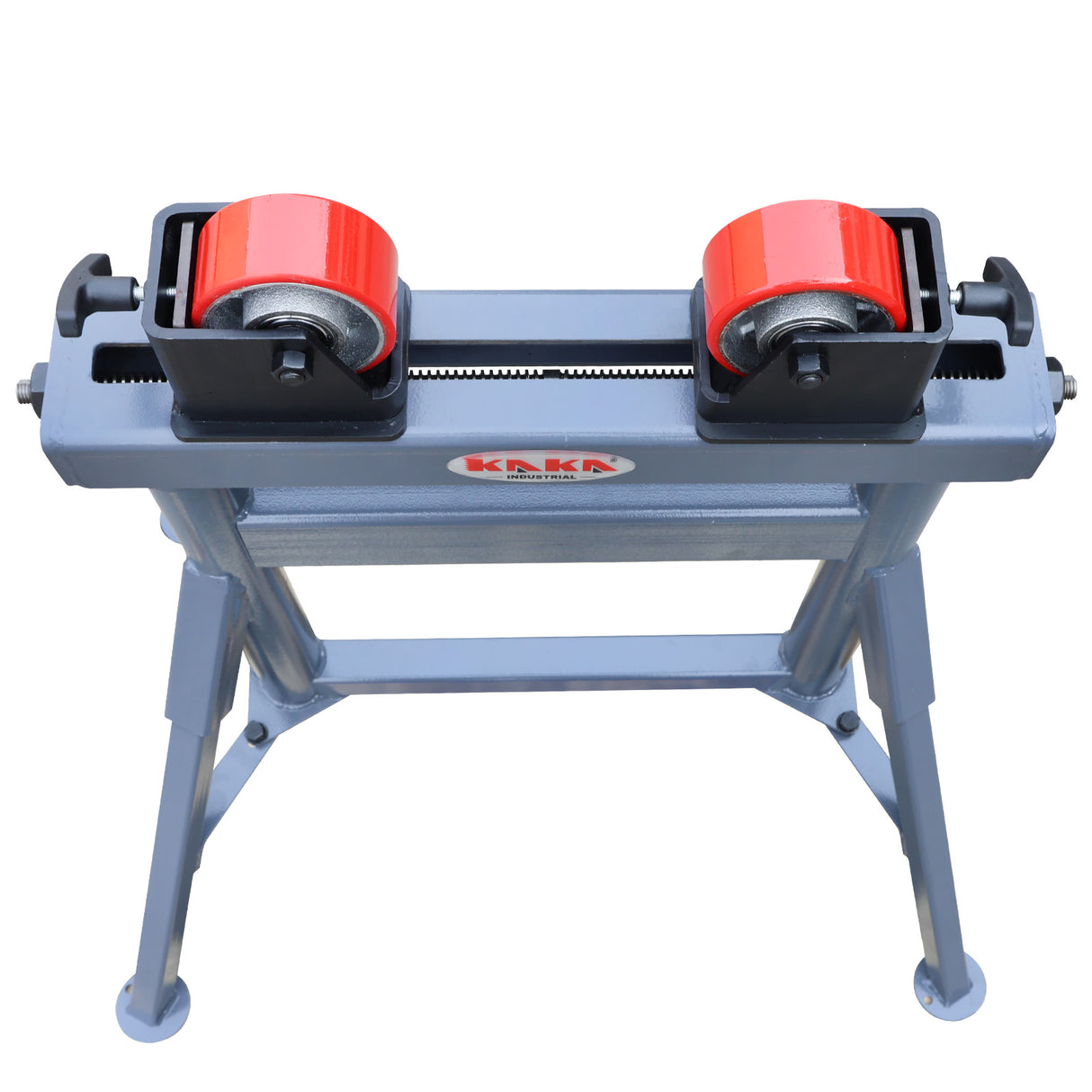 Heavy Duty 500kg Pipe Roller Stand PTR-1090A, Adjustable Height Welding Pipe Support Stand 740-1090mm