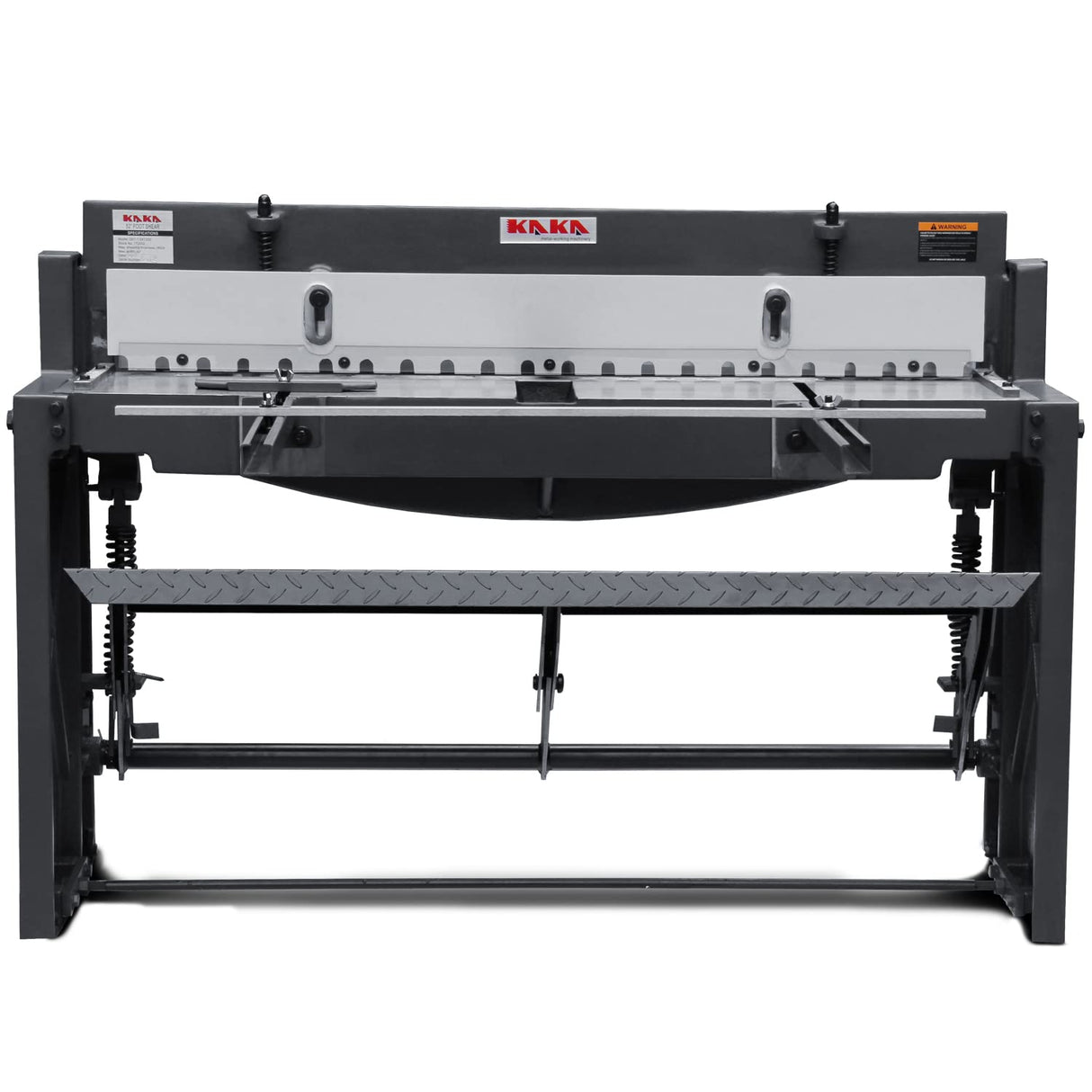 KANG INDUSTRIAL Q01-5216 Manual Treadle Guillotine, 1.5x1320 Mild Steel Plate Shear, Guillotine Shear