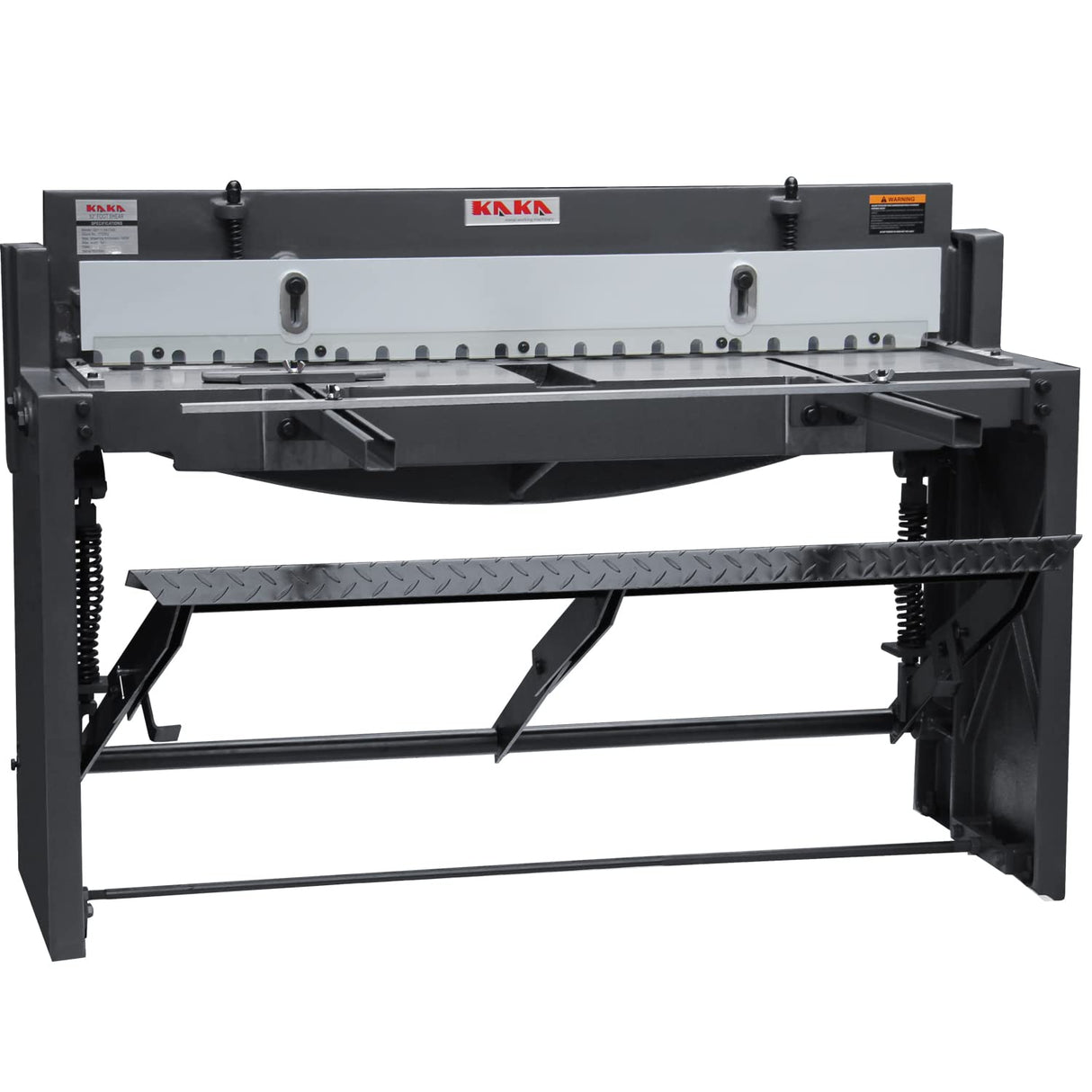 KANG INDUSTRIAL Q01-5216 Manual Treadle Guillotine, 1.5x1320 Mild Steel Plate Shear, Guillotine Shear