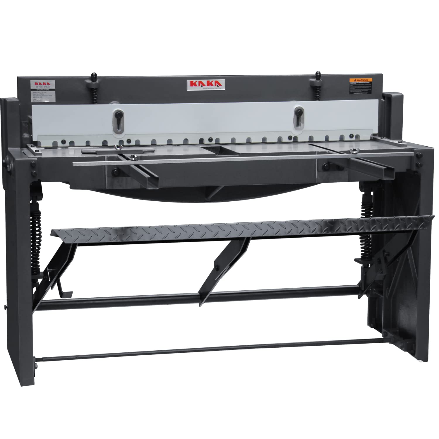 KANG INDUSTRIAL Q01-5216 Manual Treadle Guillotine, 1.5x1320 Mild Steel Plate Shear, Guillotine Shear