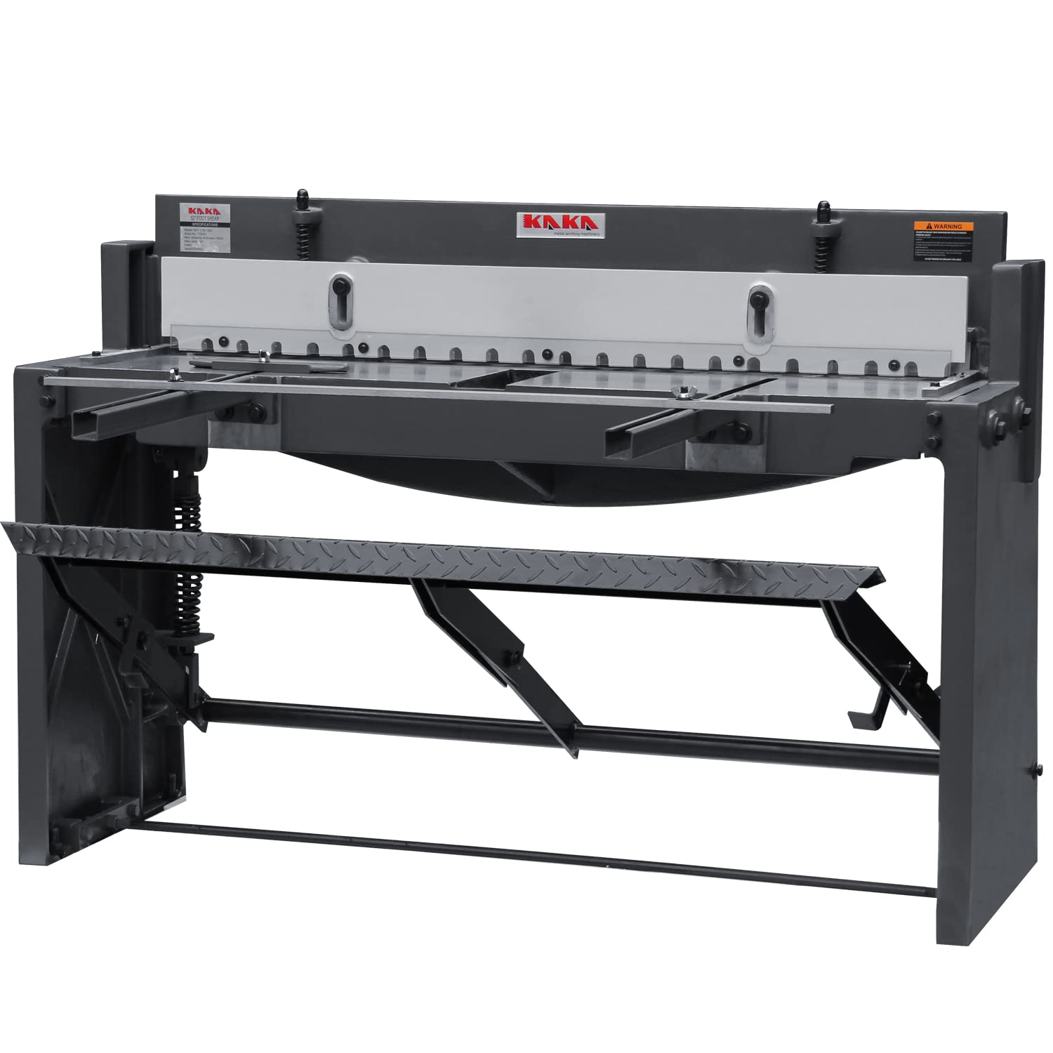 KANG INDUSTRIAL Q01-5216 Manual Treadle Guillotine, 1.5x1320 Mild Steel Plate Shear, Guillotine Shear
