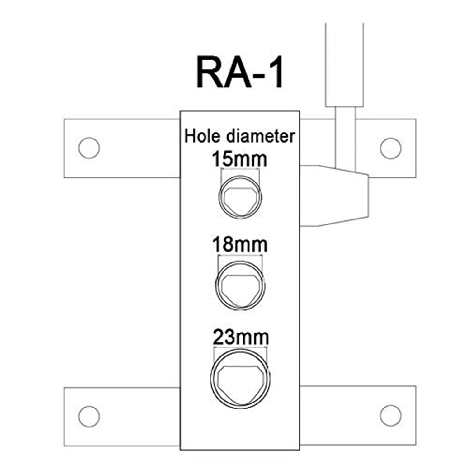 Effortlessly Cut Tubes with KANG Industrial RA-1 Manual Pipe Notcher - 90 Degree High Precision Steel Tube Notcher for 1/4", 3/8", and 1/2" Pipes