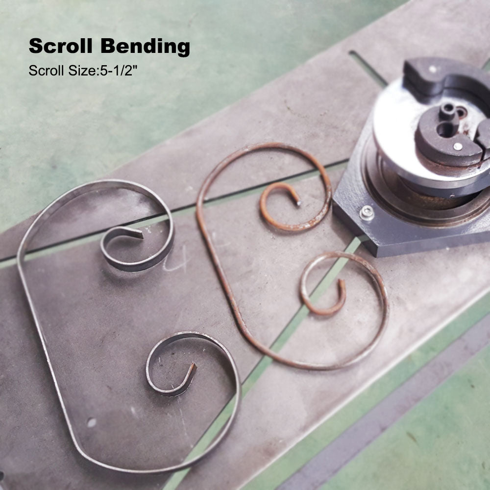 Heavy-Duty Universal Bender SBG-40, Combination of Scroll, Radius and Angle Bending, Metal Scroll Bender Metal Bender