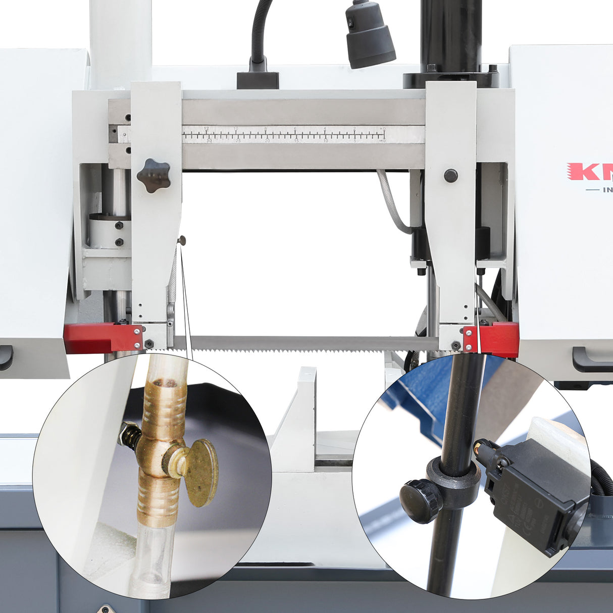 Double Column Band Saw TBK-11A with Swivel Head, Mitre Band Saw Machine, 280mm Metal Cutting Saws