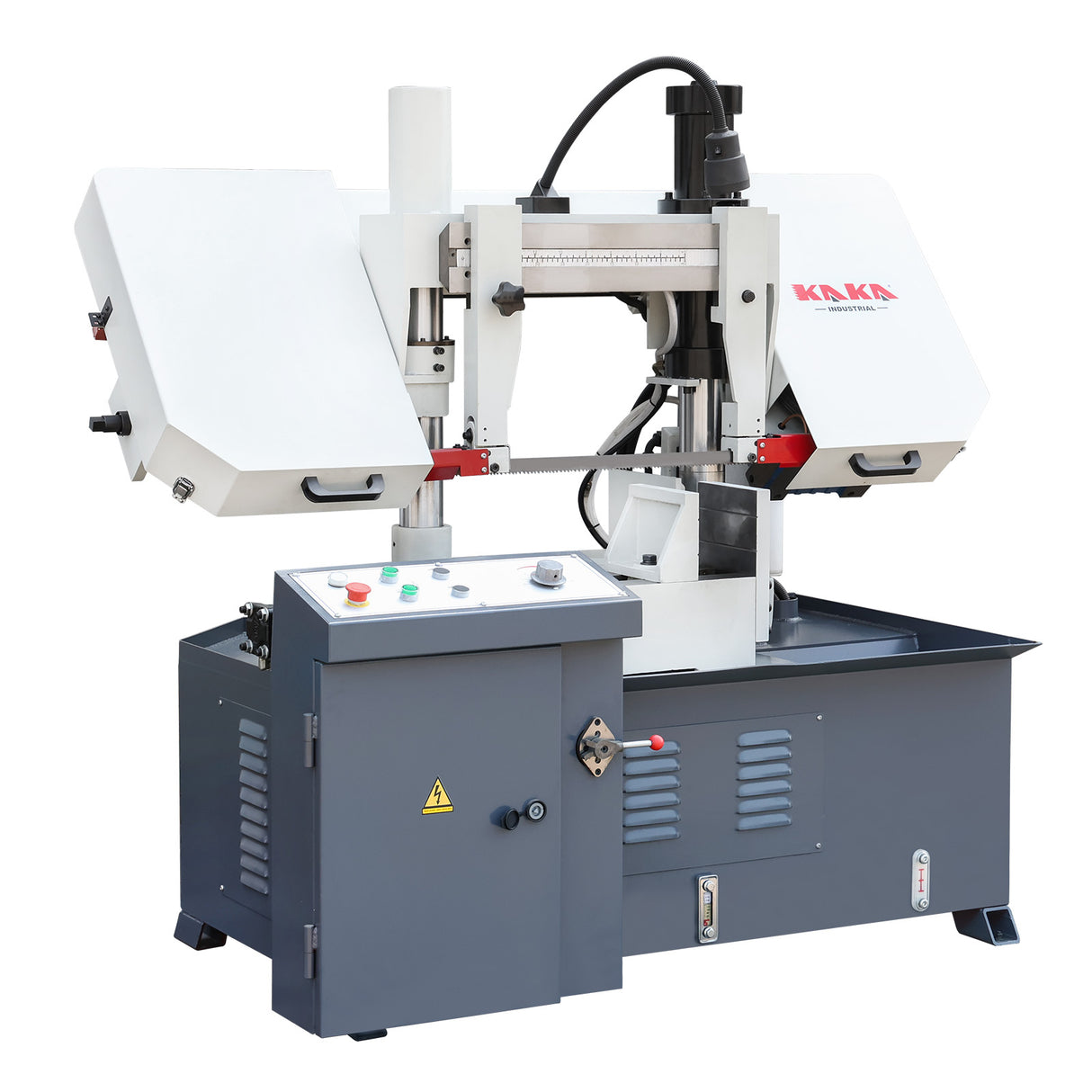 Double Column Band Saw TBK-11A with Swivel Head, Mitre Band Saw Machine, 280mm Metal Cutting Saws