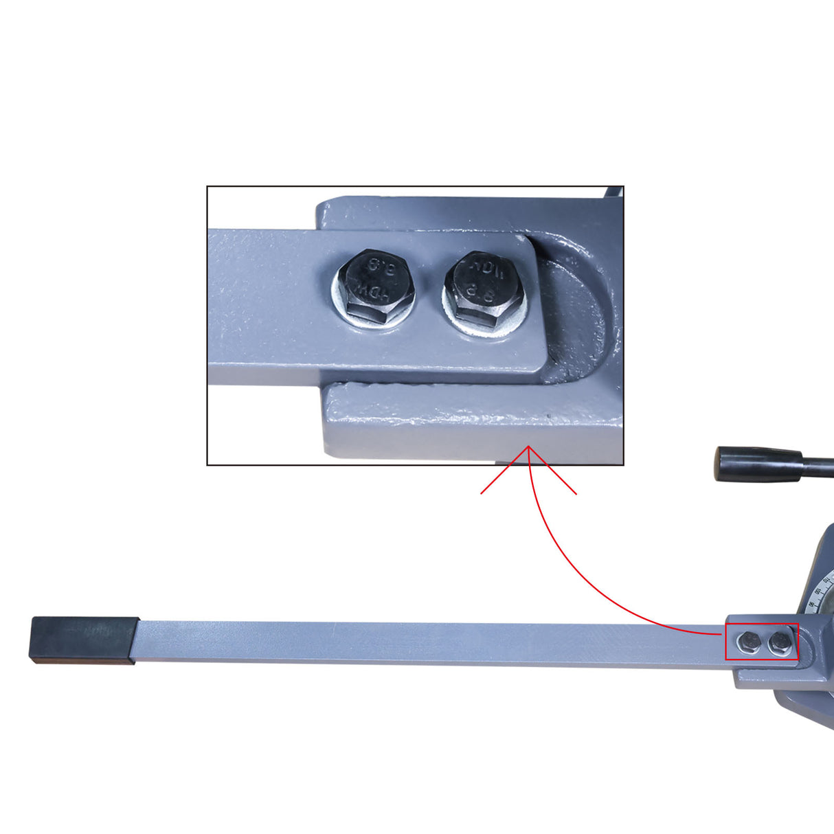 KANG Industrial UB-70 Cast-Iron Metal Bender, 70mm Hot and Cold Metal Bender. Strip Steel, Flat Steel, Round Steel and Angle Steel Metal Bender