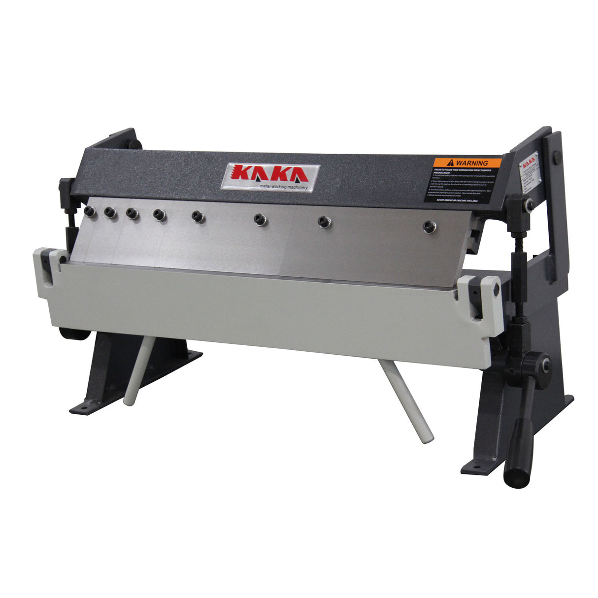 610mm Manual Panbrake W-2420A, Manual Panbrake Folder, Easy Operation Metal Box Brake for Workshop, Sheet Metal Fabrication Machines