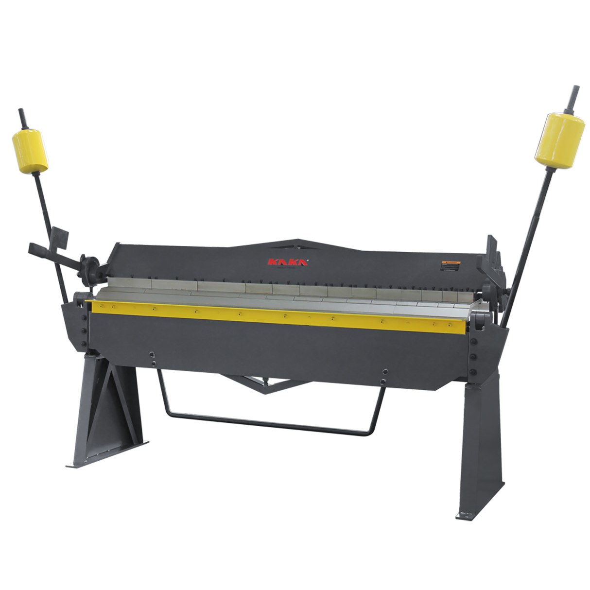 KANG Industrial W-8012A Heavy-Duty Manual Panbrake, 2.5x2040mm Mild Steel Bending Capacity Sheet Metal Bender