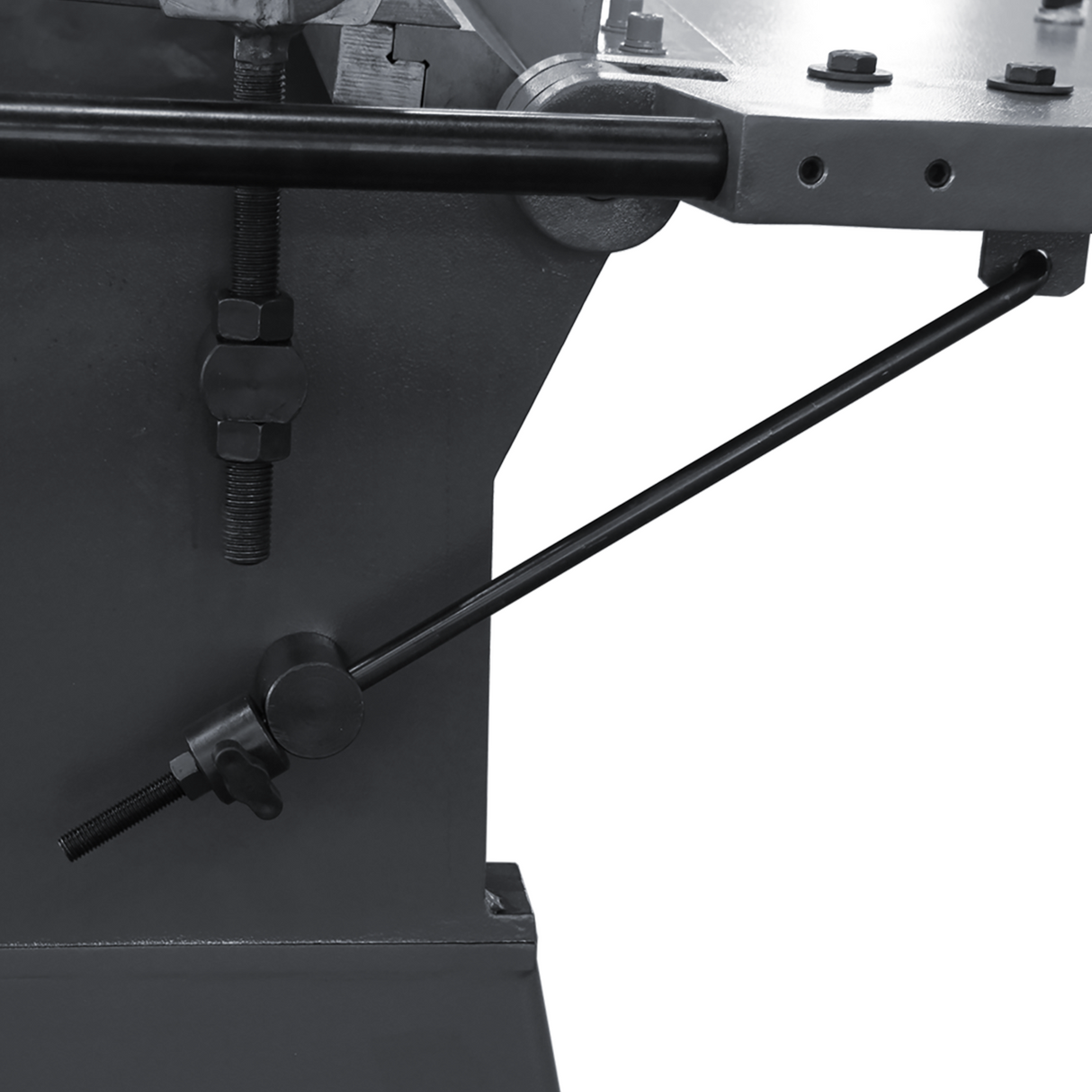KANG Industrial W-8012A Heavy-Duty Manual Panbrake, 2.5x2040mm Mild Steel Bending Capacity Sheet Metal Bender