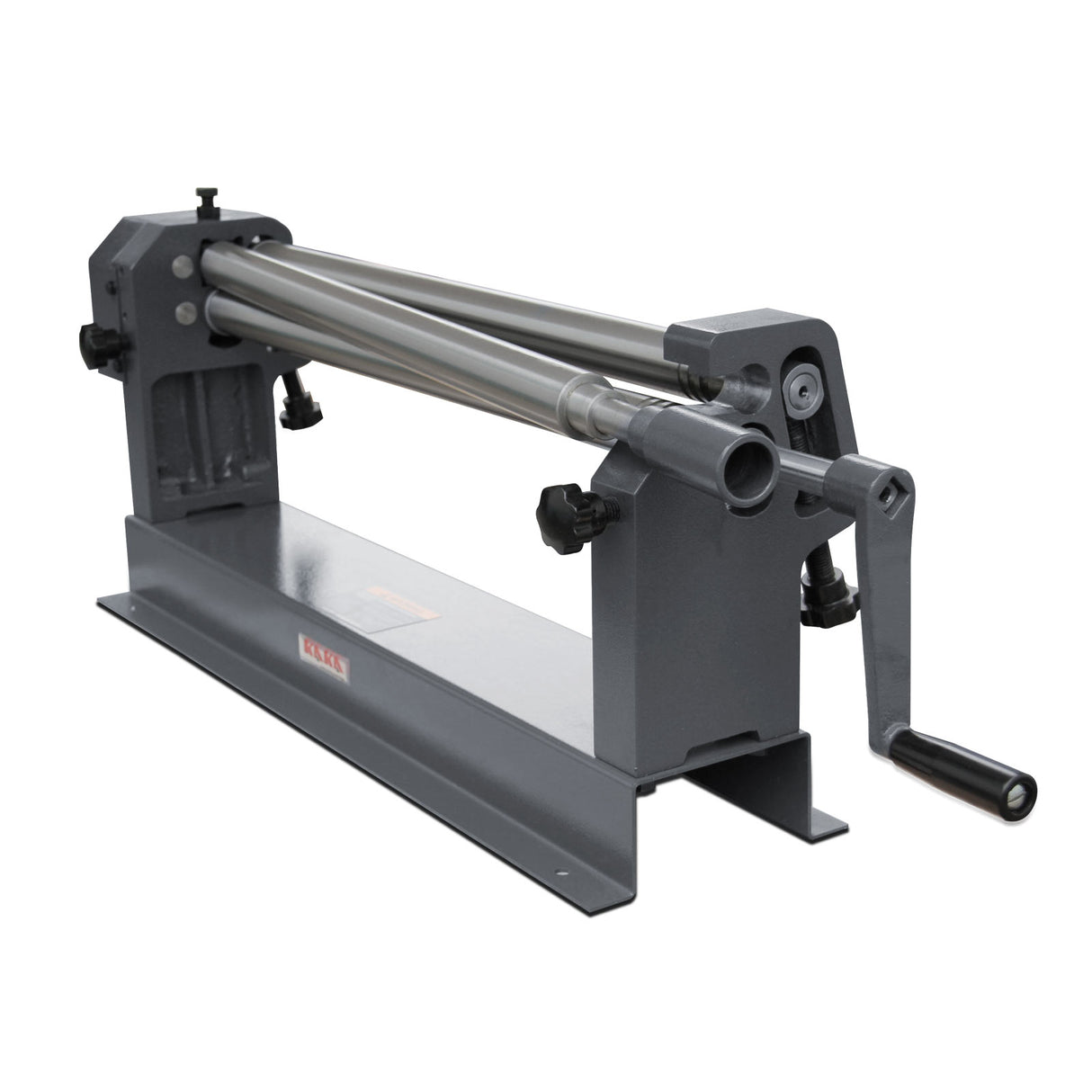 Manual Sheet Curving Rolls W01-2422, Sheet Metal Roller Machine With Two Removable Rollers, 610x0.8mm Capacity