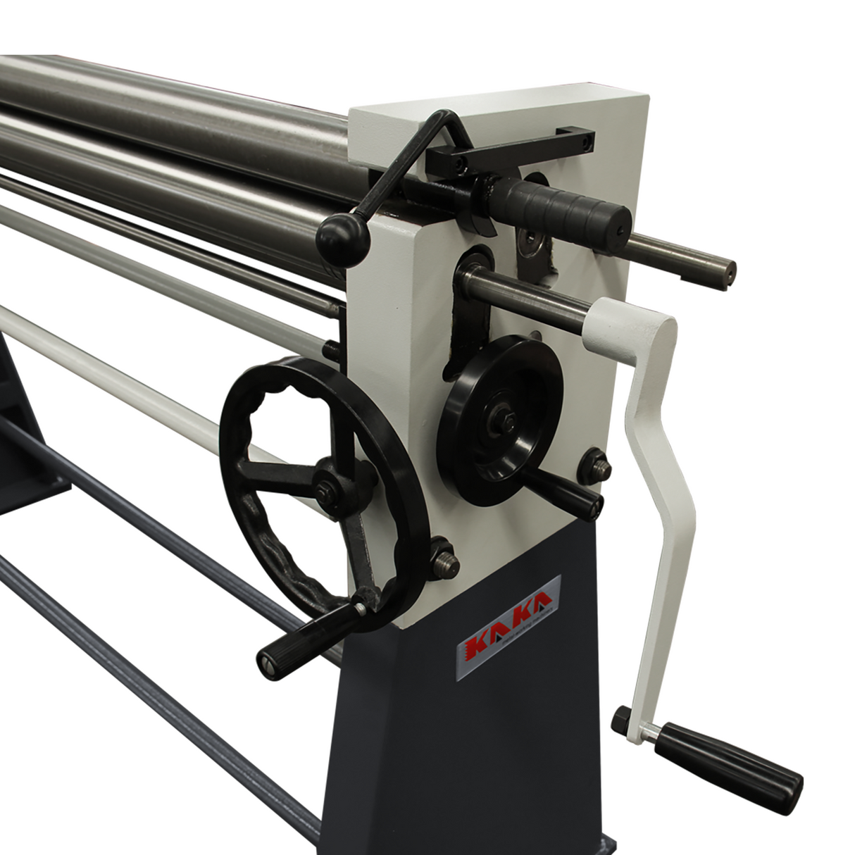 KANG Industrial W01-4914 Manual Sheet Metal Curving Rolls, 1250x1.6mm Mild Steel Capacity Curve Roller, Slip Roll Machine for Workshop