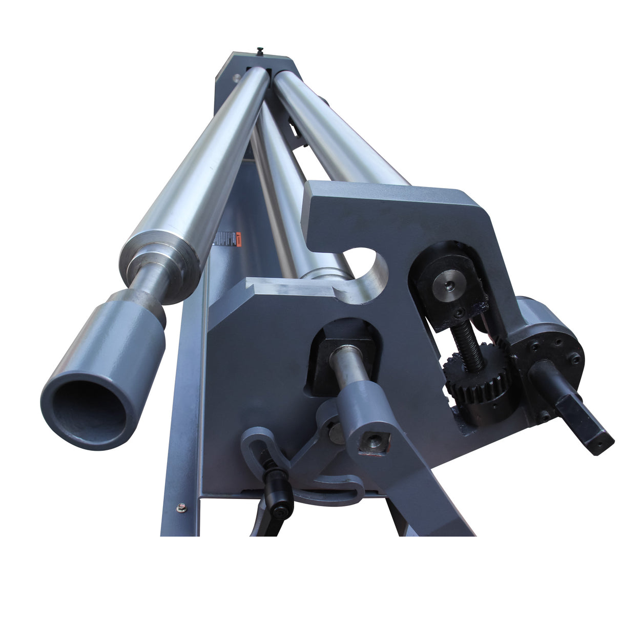 Manual Sheet Metal Curving Rolls W01-5116A, 1.5x1300mm Mild Steel Plate Curve Roller, Quick Action Lower & Rear Roller Adjustment