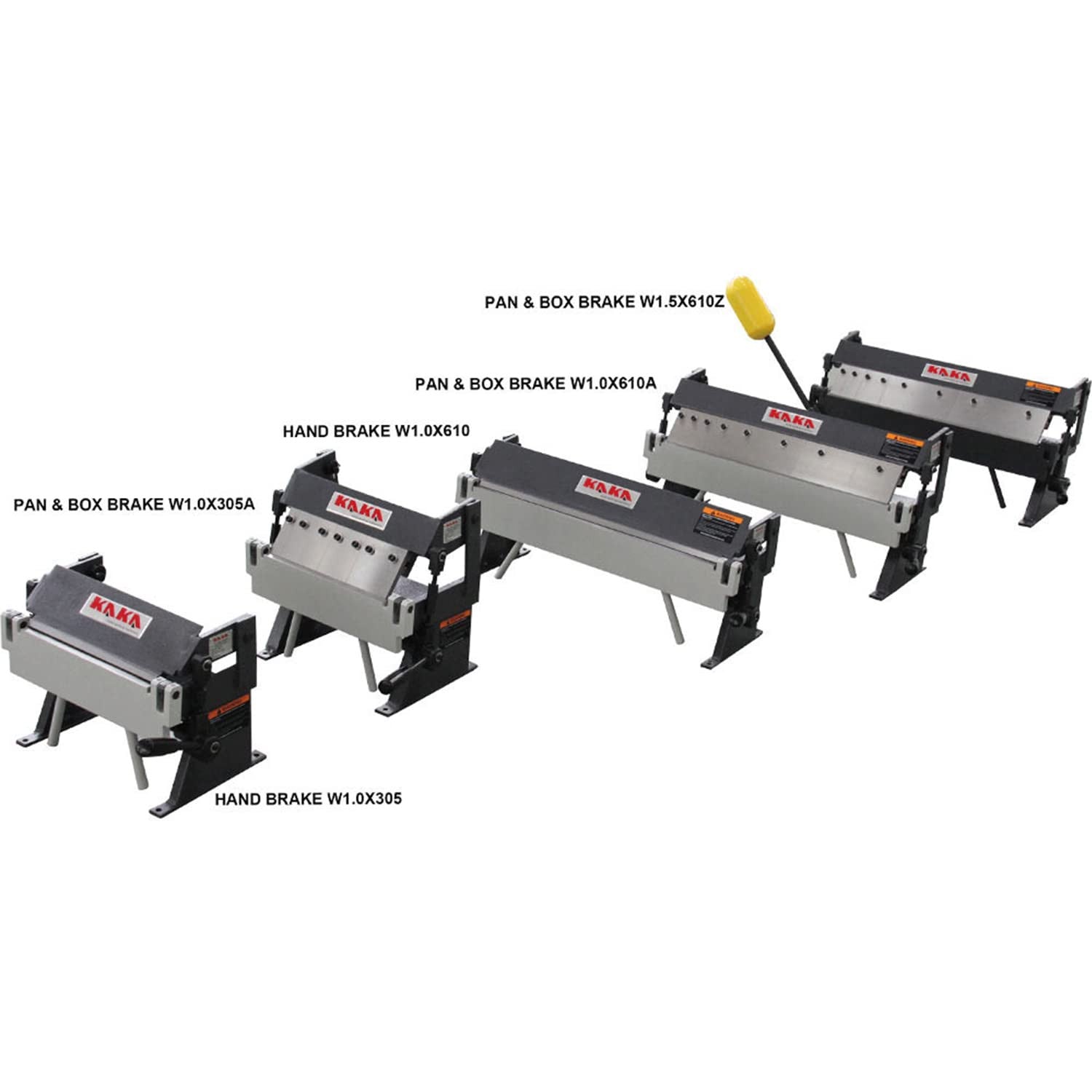 Kang Industrial Manual Panbrakes W-3620A, 915x1.0mm Sheet Metal Bending with Removable Bending Fingers