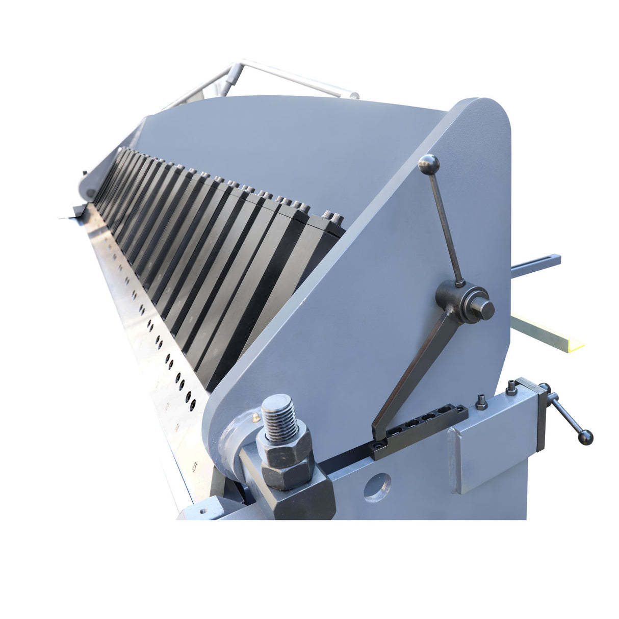 Manual Panbrake Folder W-10014H, 2540x2.0mm Sheet Metal Bender with Extened Fingers to Bend Box of 230mm Depth